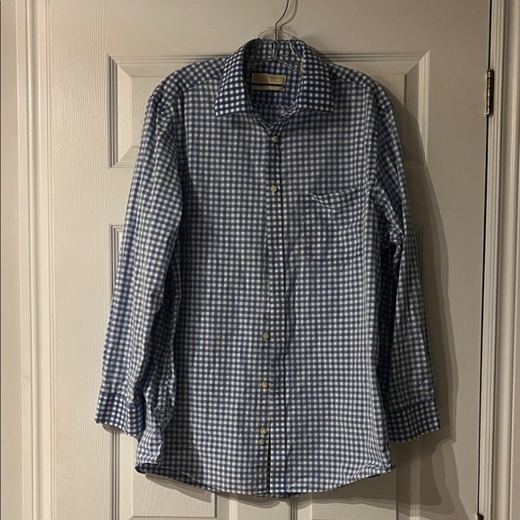 Michael Kors Other - Michael Kors Blue and White Checkered Men's Shirt